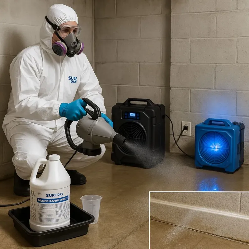 Sanitization and Odor Removal process in Muskegon Heights, MI