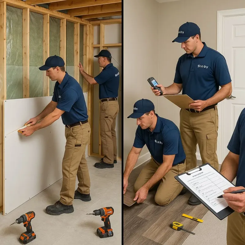 Repairs and Reconstruction process in Muskegon Heights, MI